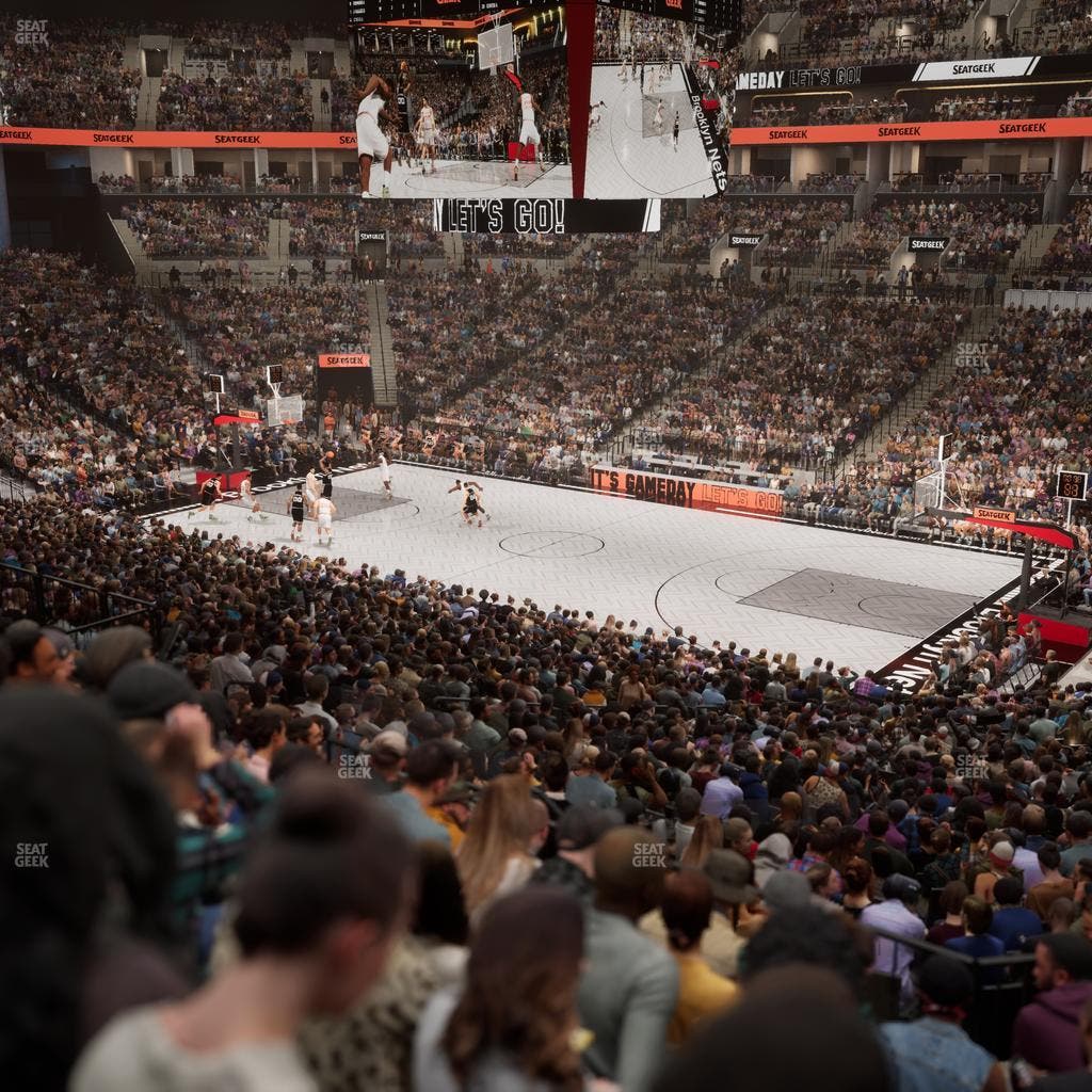 Barclays Center - Section 121 Seat View