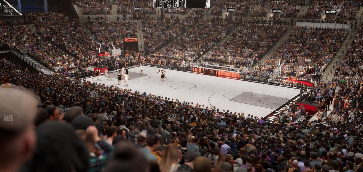 Barclays Center - Section 121 Seat View