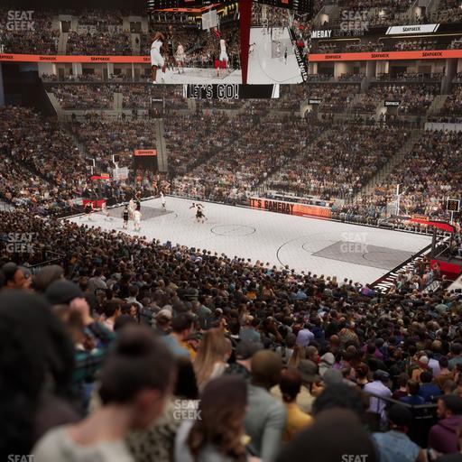 Barclays Center - Section 121 Seat View