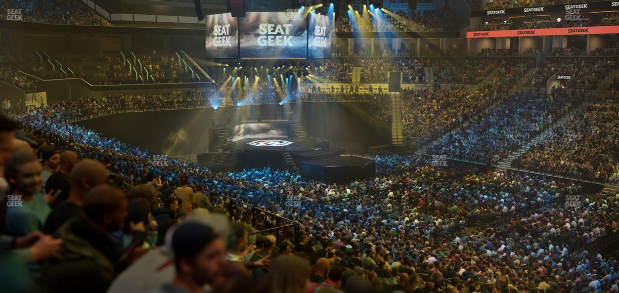 Barclays Center - Section 121 Seat View