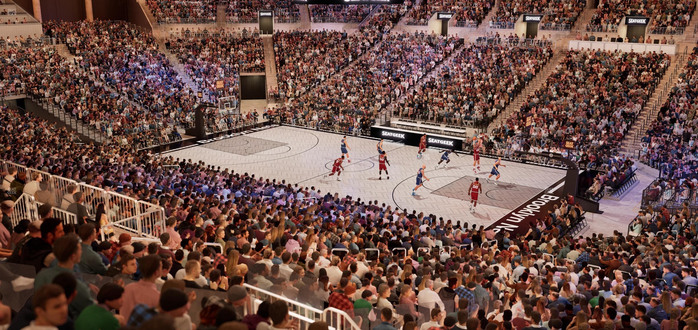 Barclays Center - Section 121 Seat View