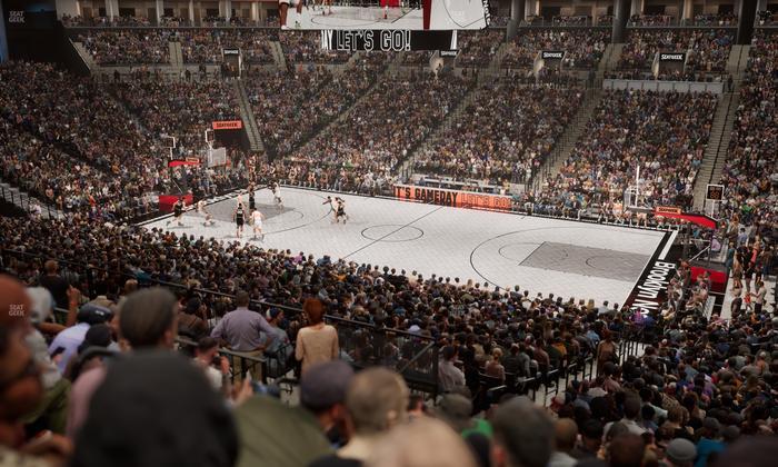 Barclays Center - Section 122 Seat View