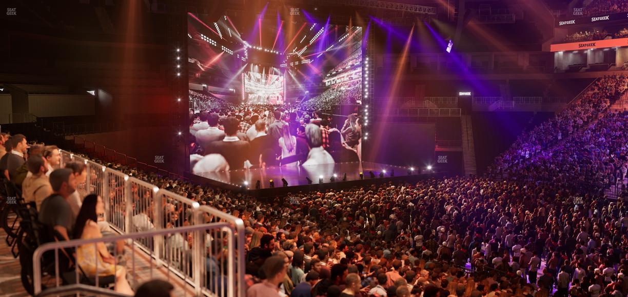 Barclays Center - Section 122 Seat View