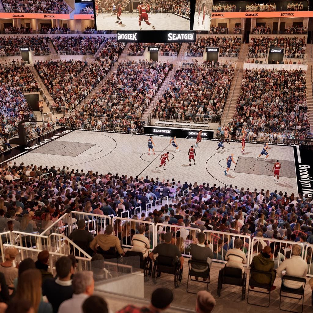 Barclays Center - Section 123 Seat View