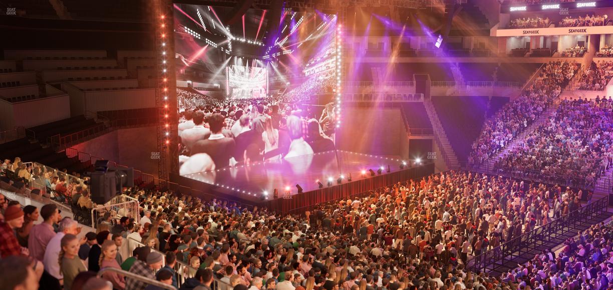 Barclays Center - Section 123 Seat View