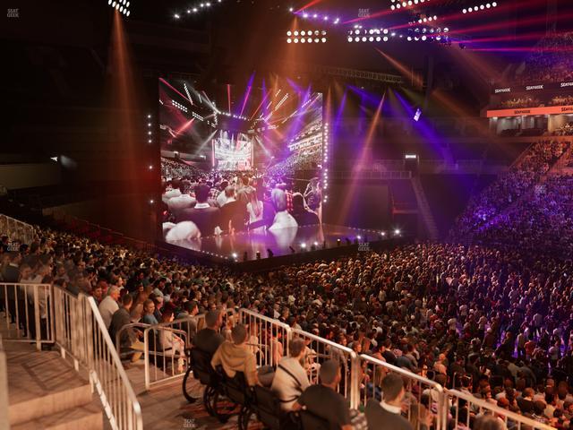 Barclays Center - Section 123 Seat View