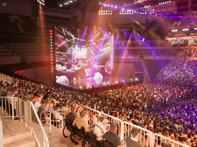 Barclays Center - Section 123 Seat View