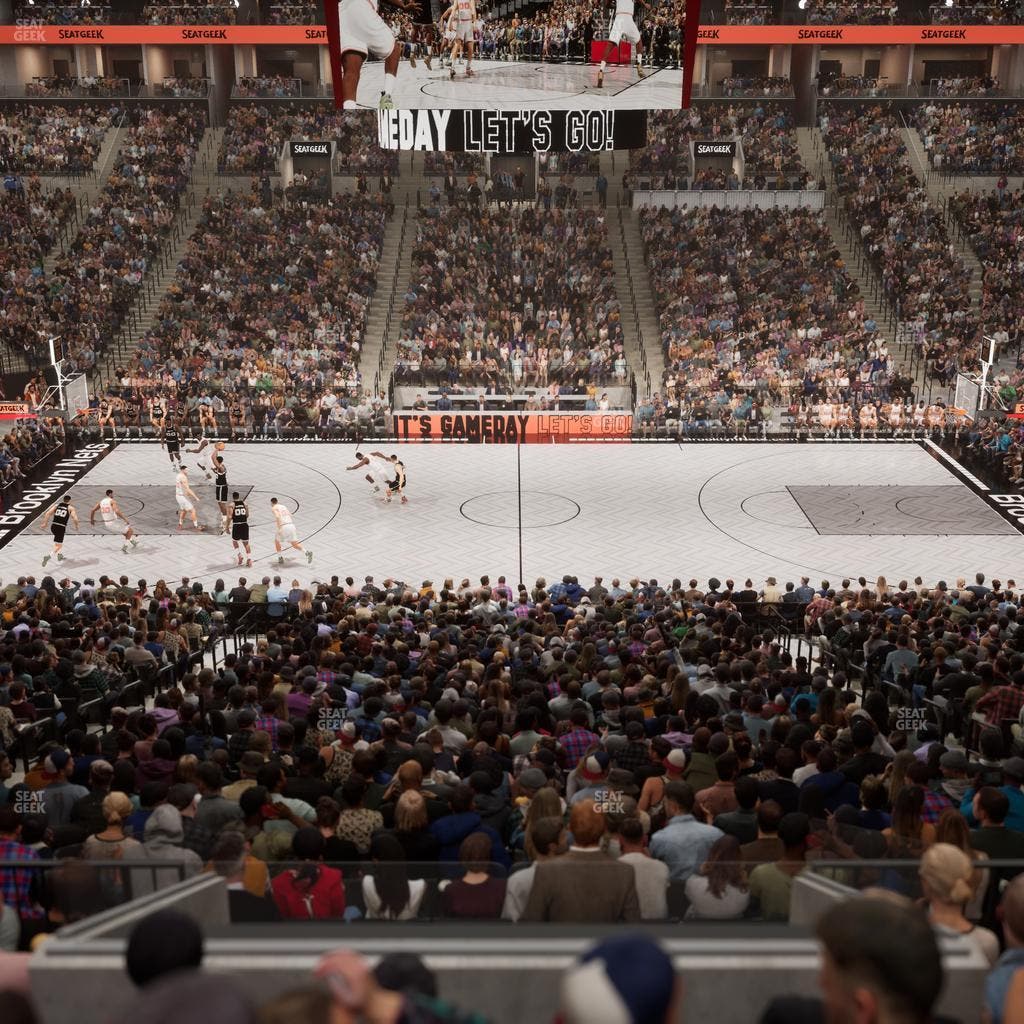 Barclays Center - Section 124 Seat View