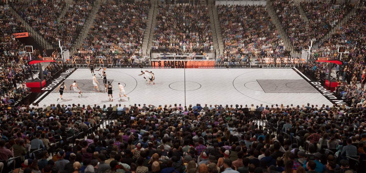 Barclays Center - Section 124 Seat View