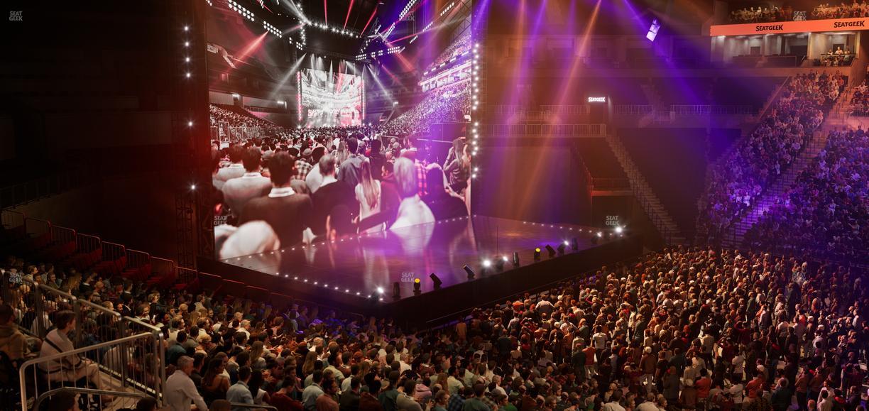 Barclays Center - Section 124 Seat View