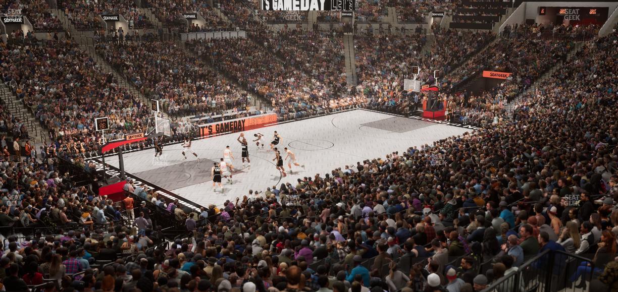 Barclays Center - Section 128 Seat View