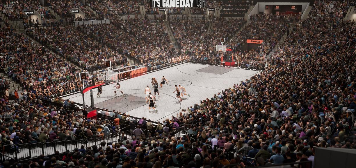 Barclays Center - Section 129 Seat View