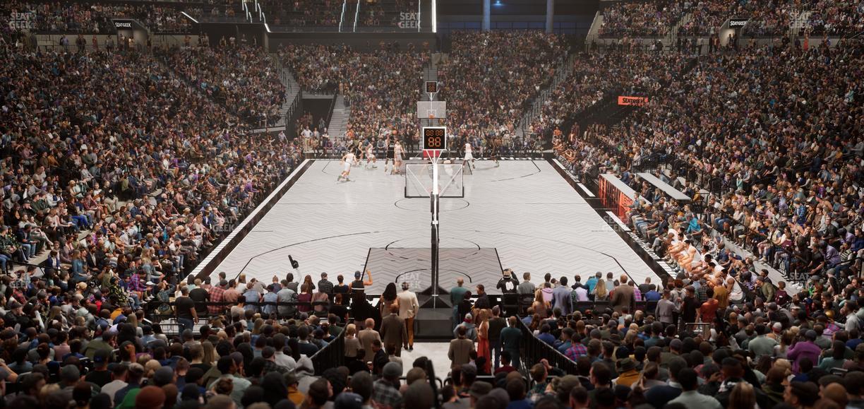 Barclays Center - Section 16 Wc Seat View