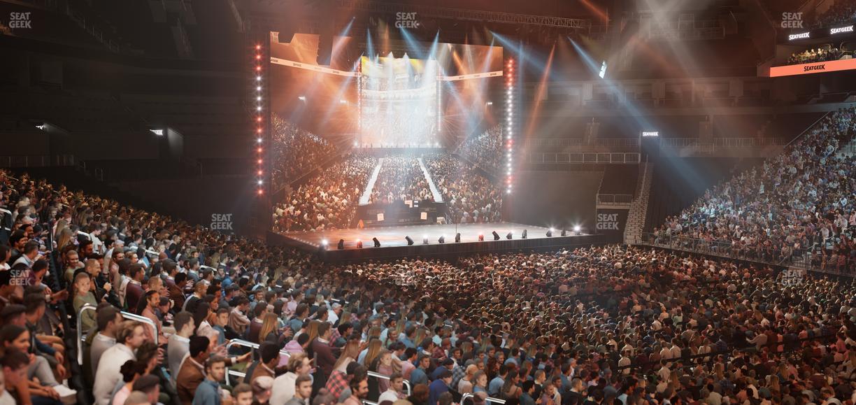 Barclays Center - Section 20 Seat View