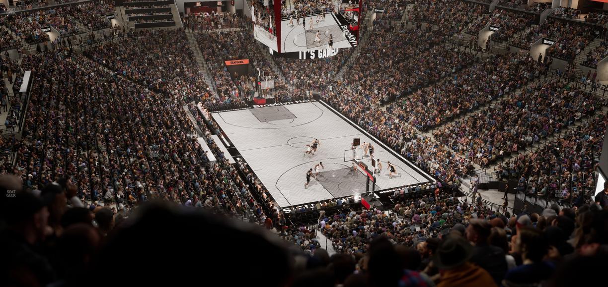 Barclays Center - Section 202 Seat View