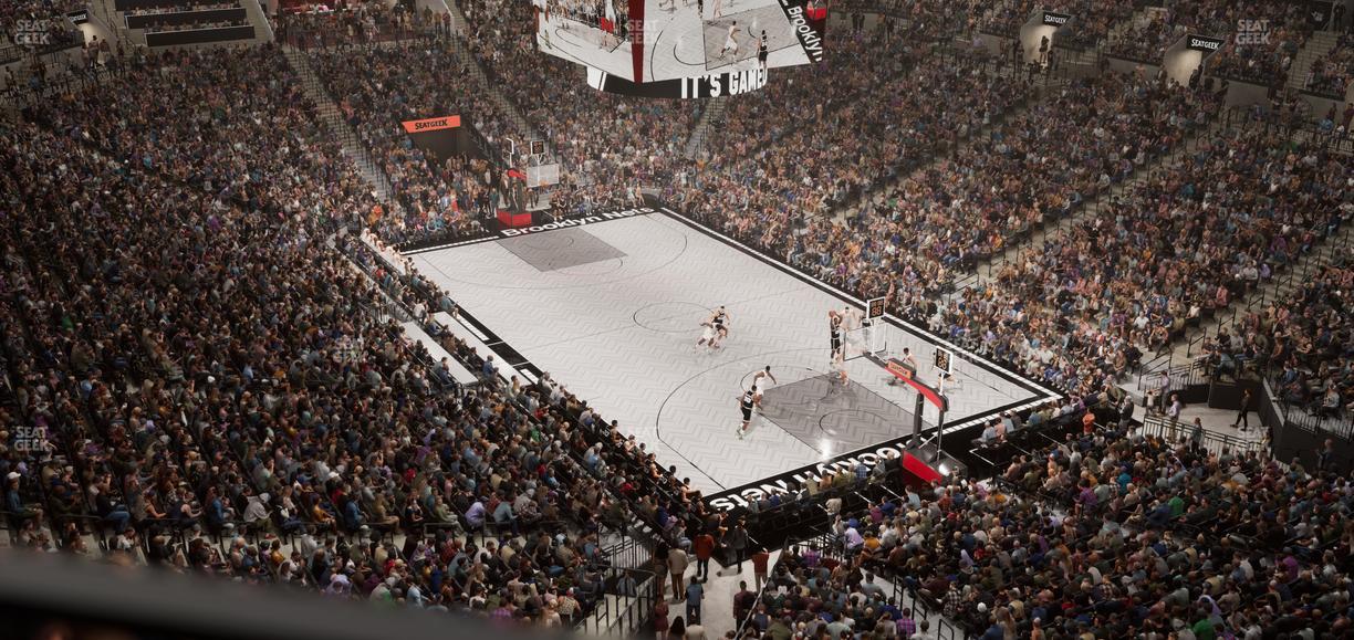 Barclays Center - Section 203 Wc Seat View