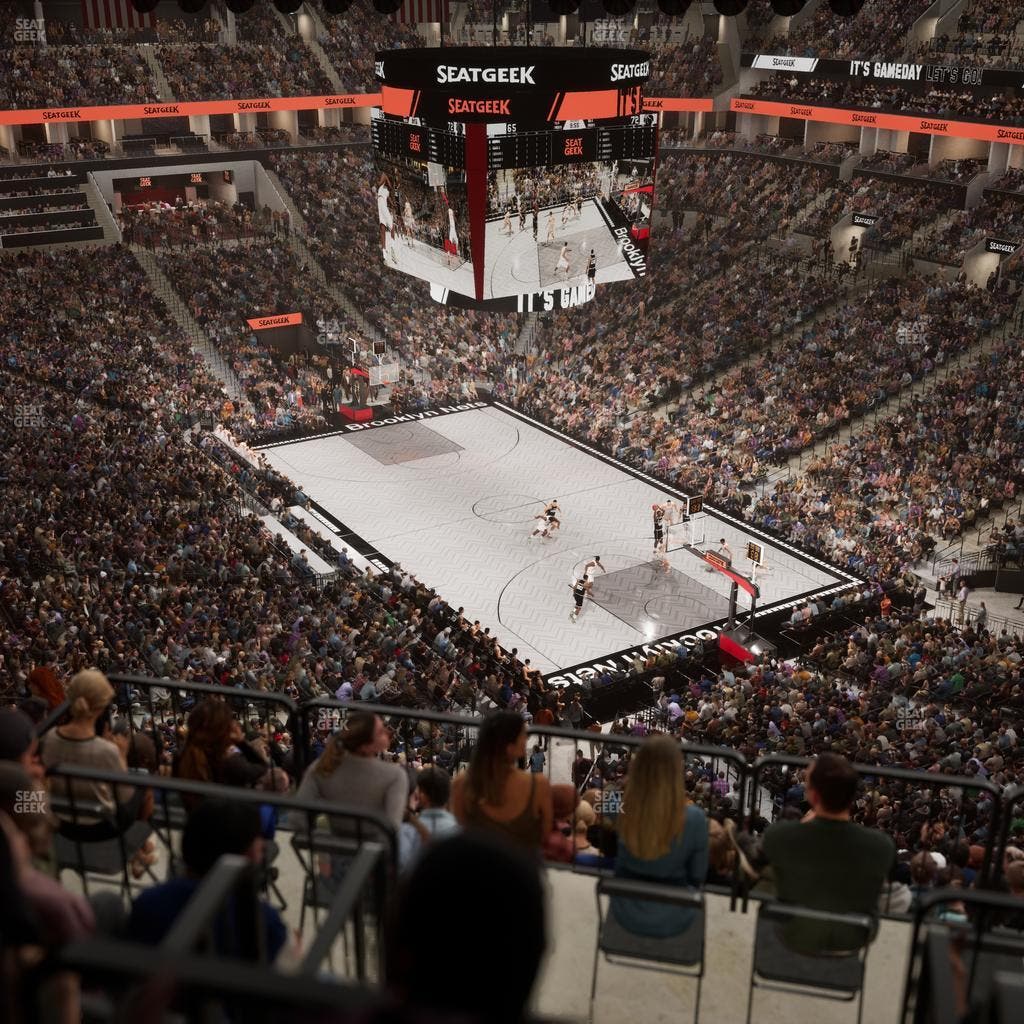 Barclays Center - Section 203 Seat View