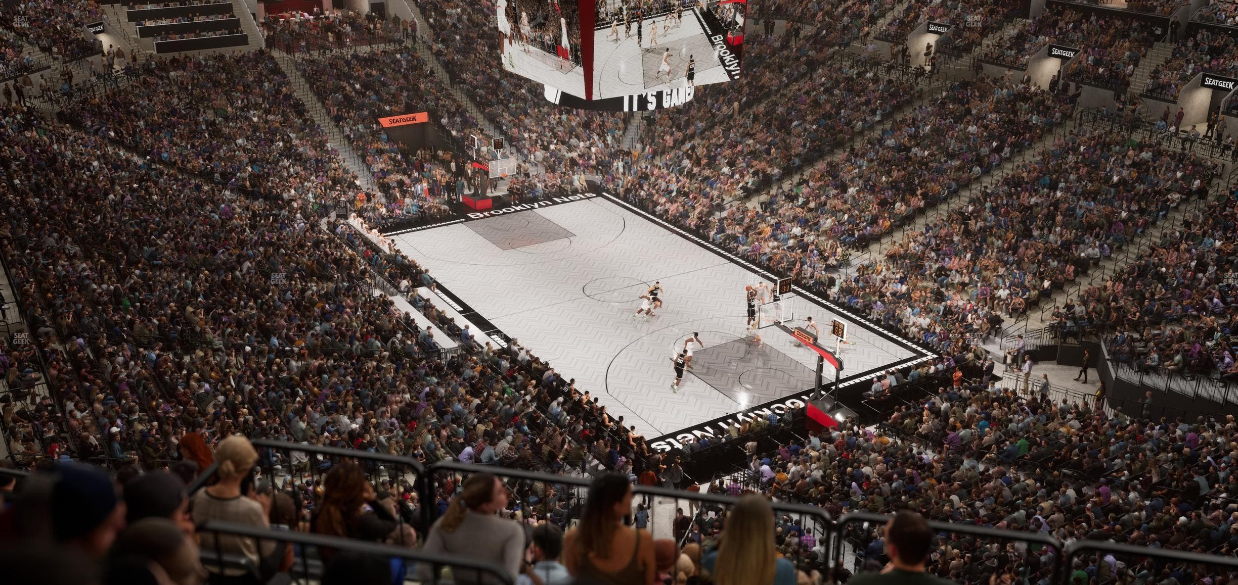 Barclays Center - Section 203 Seat View