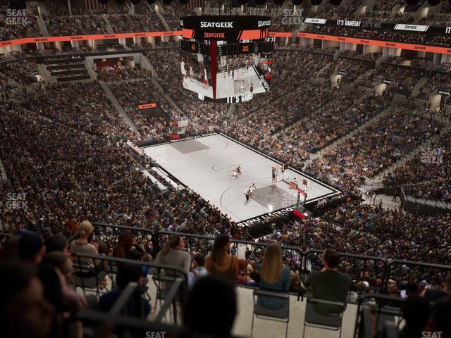 Barclays Center - Section 203 Seat View Barclays Center - Section 203 Seat View