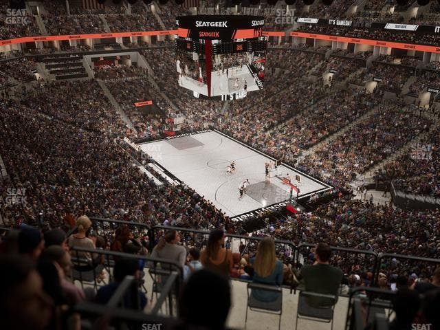Barclays Center - Section 203 Seat View