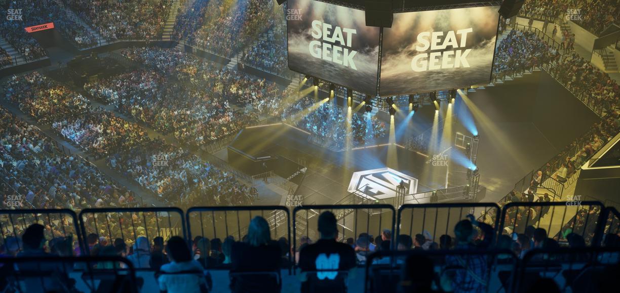 Barclays Center - Section 203 Seat View