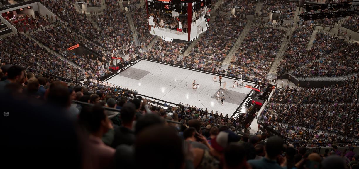 Barclays Center - Section 205 Seat View