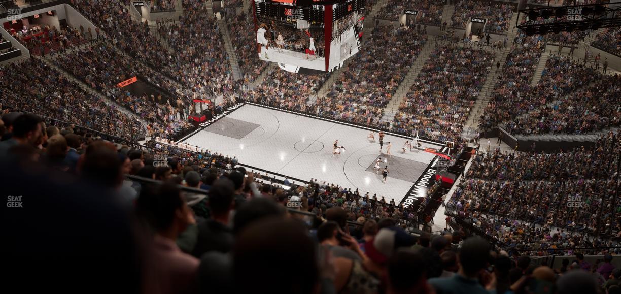 Barclays Center - Section 205 Seat View