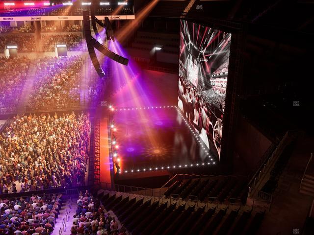 Barclays Center - Section 206 Seat View