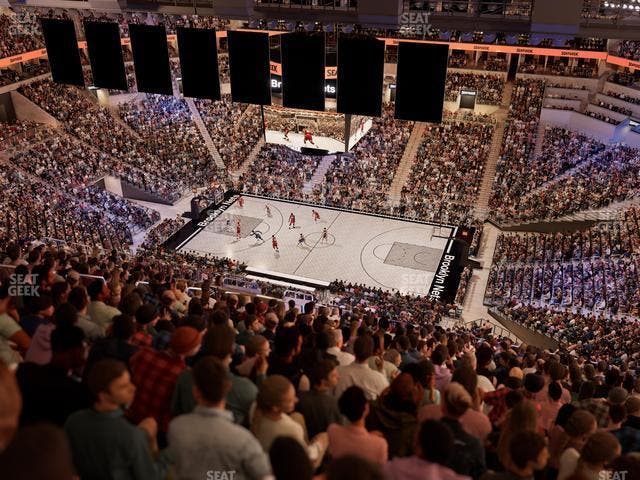 Barclays Center - Section 206 Seat View