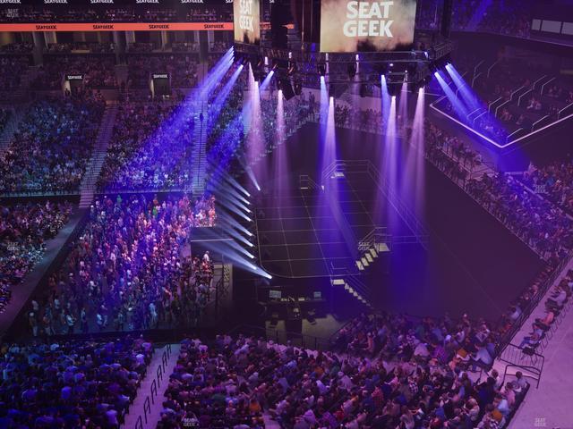 Barclays Center - Section 206 Seat View
