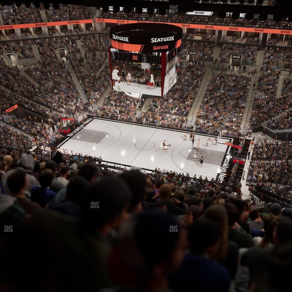 Barclays Center - Section 206 Seat View