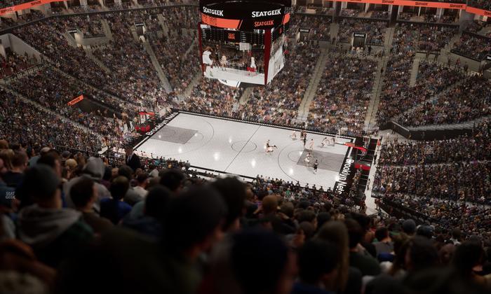 Barclays Center - Section 206 Seat View