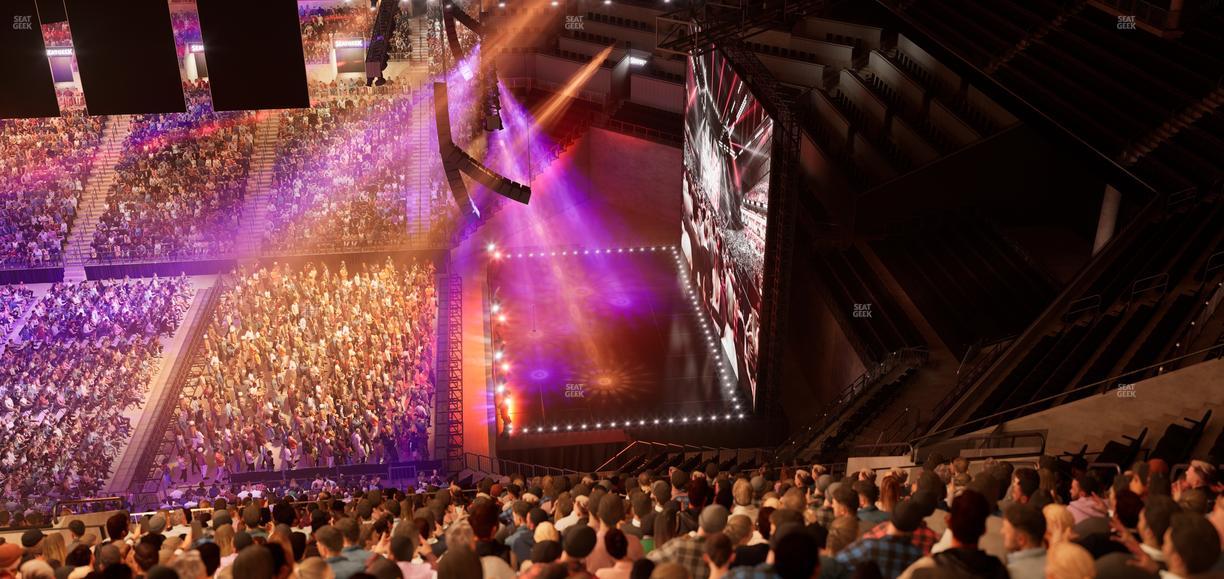 Barclays Center - Section 206 Seat View