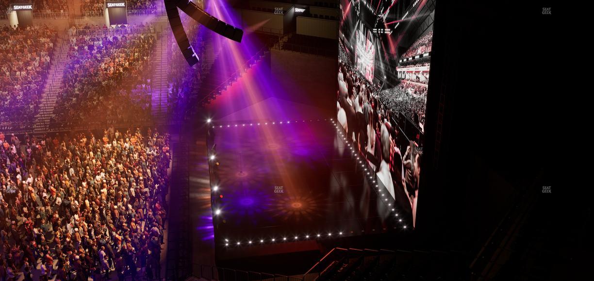 Barclays Center - Section 206 Seat View