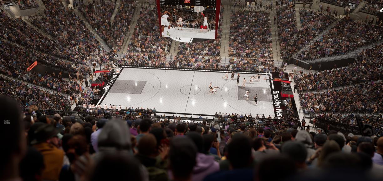 Barclays Center - Section 207 Seat View