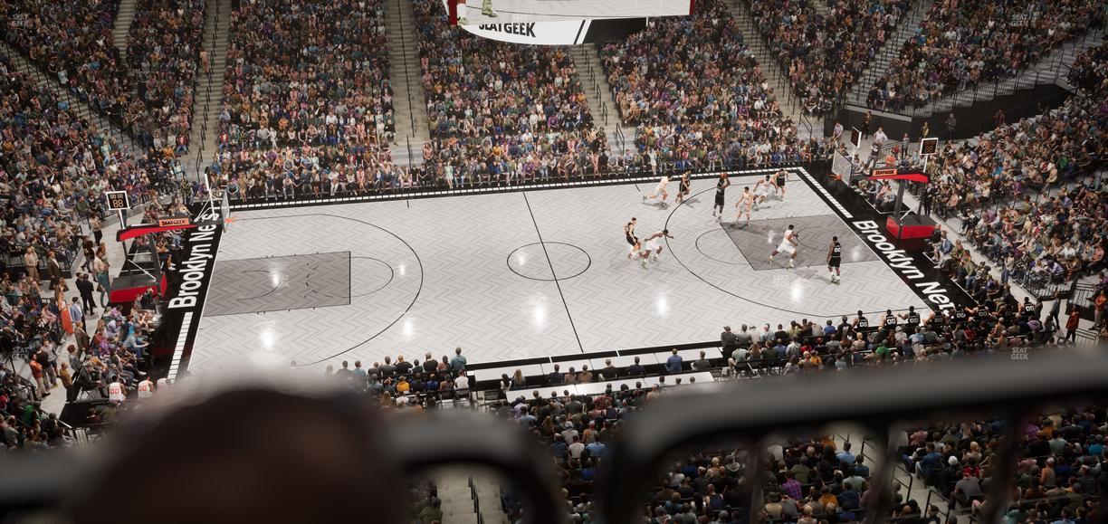 Barclays Center - Section 209 Wc Seat View