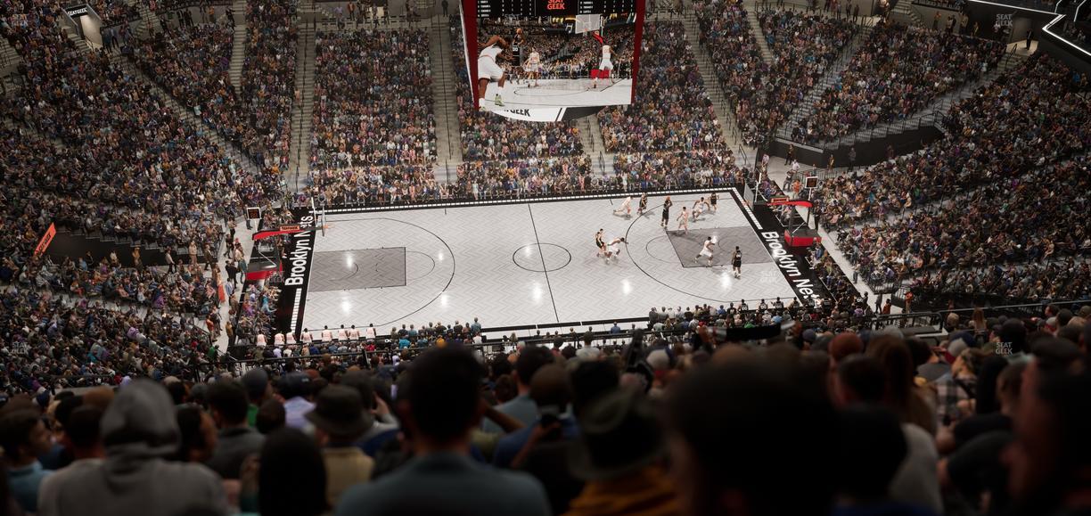 Barclays Center - Section 209 Seat View