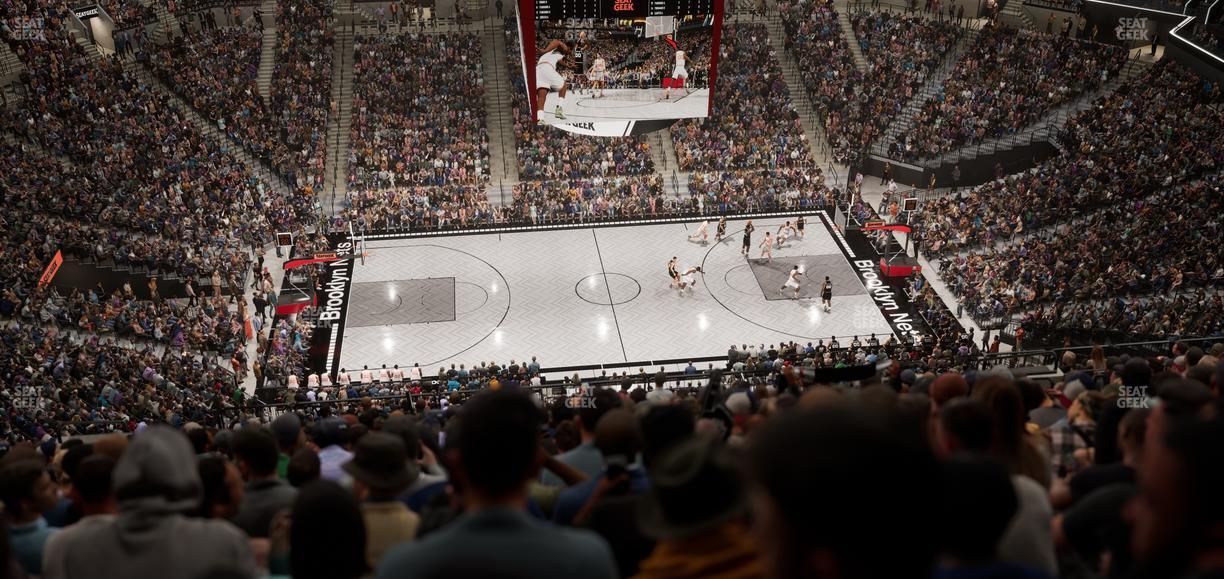 Barclays Center - Section 209 Seat View