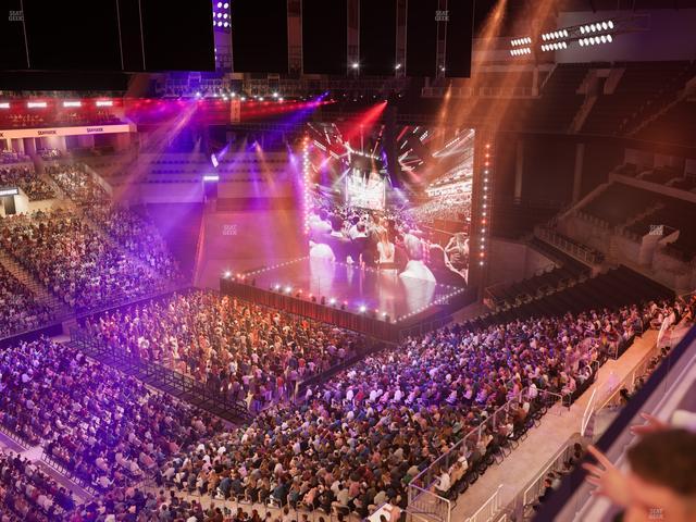 Barclays Center - Section 210 Seat View