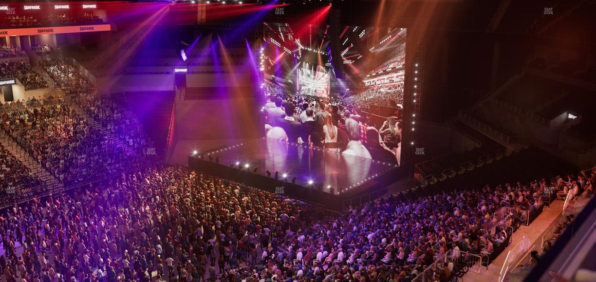 Barclays Center - Section 210 Seat View