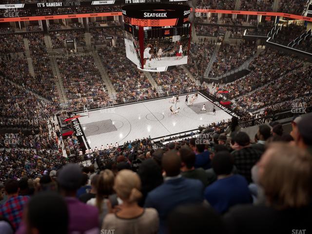 Barclays Center - Section 210 Seat View Barclays Center - Section 210 Seat View