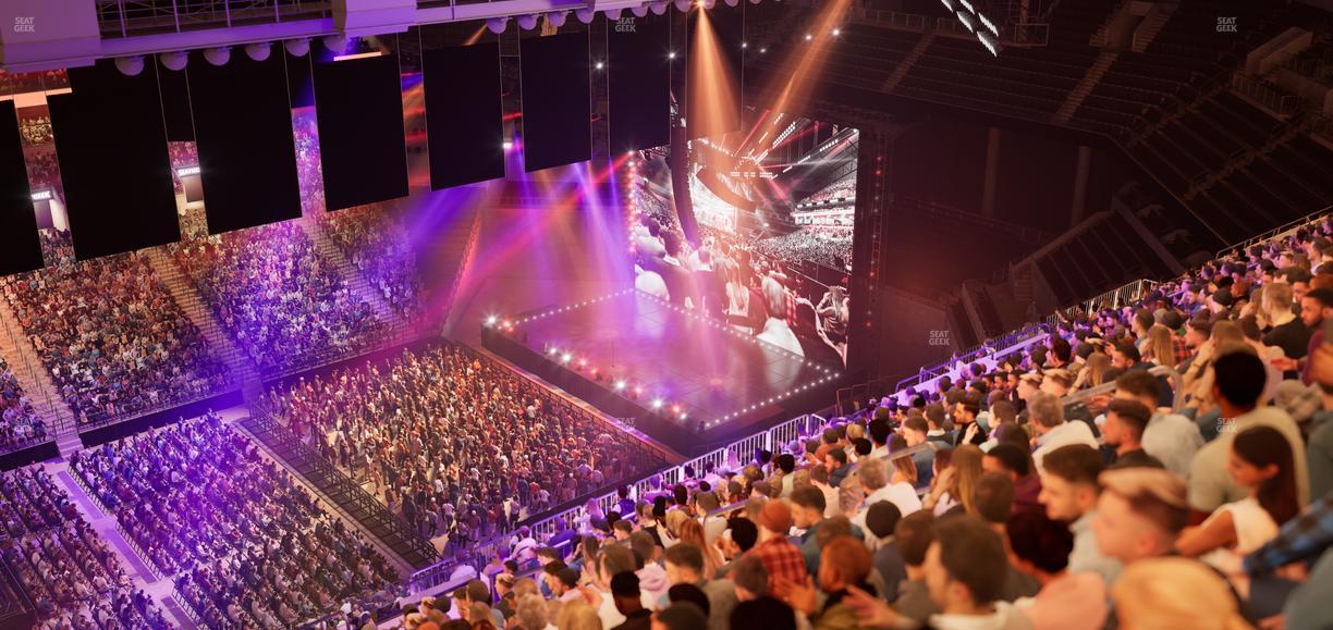 Barclays Center - Section 210 Seat View