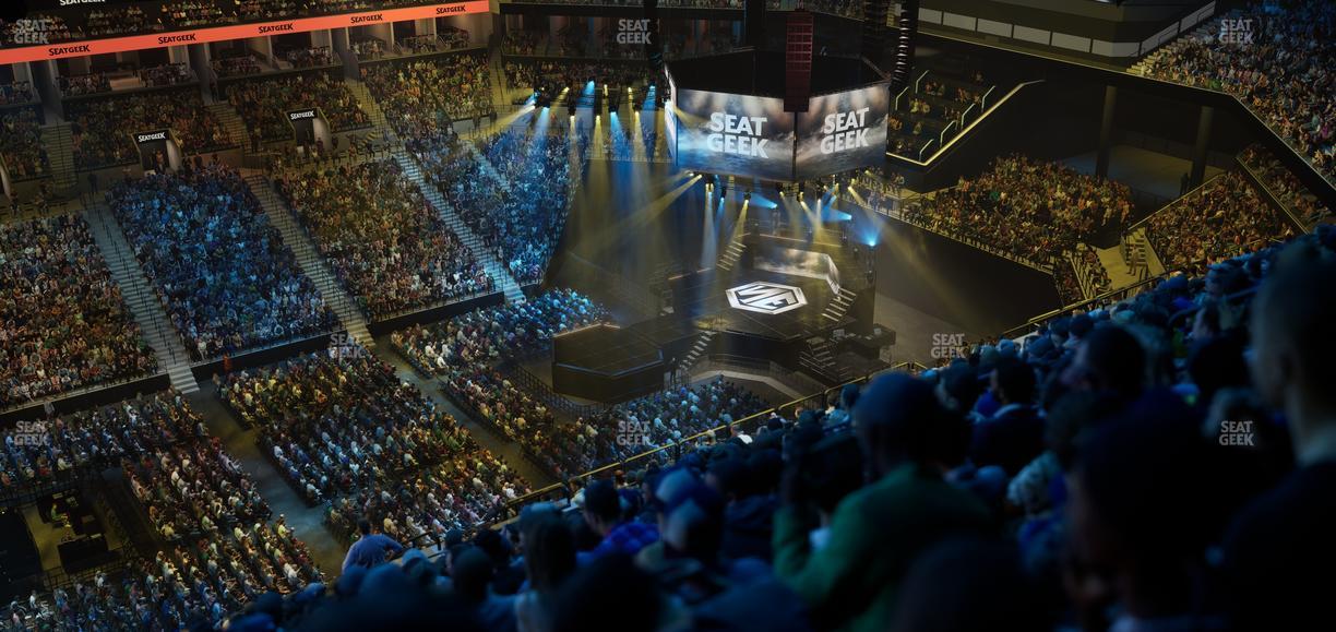 Barclays Center - Section 210 Seat View