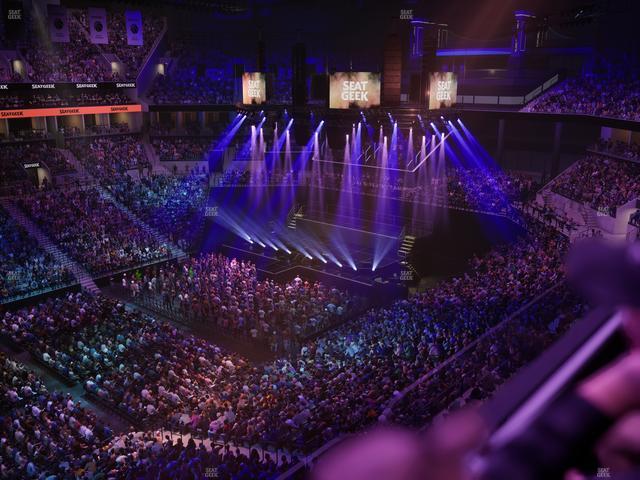 Barclays Center - Section 210 Seat View