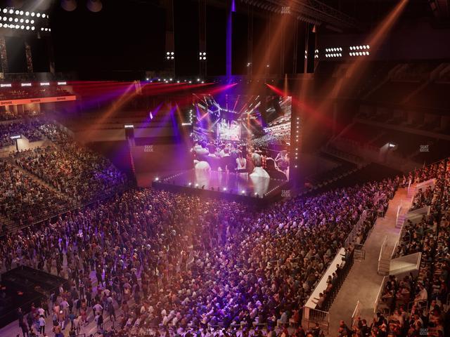 Barclays Center - Section 212 Wc Seat View