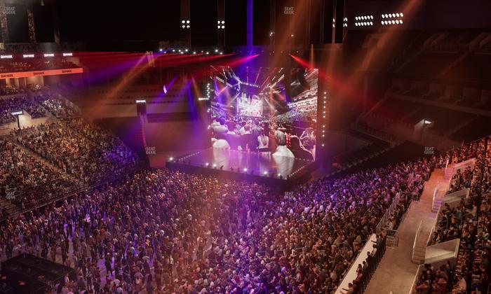 Barclays Center - Section 212 Wc Seat View