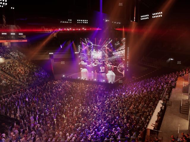 Barclays Center - Section 212 Seat View