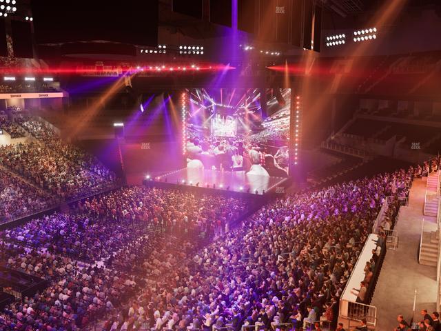 Barclays Center - Section 212 Seat View