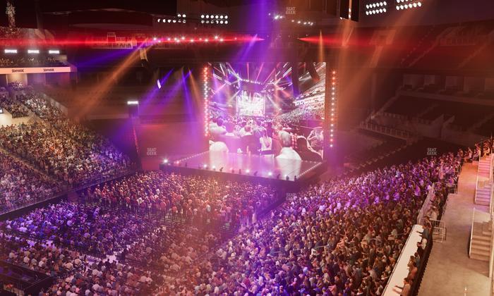 Barclays Center - Section 212 Seat View