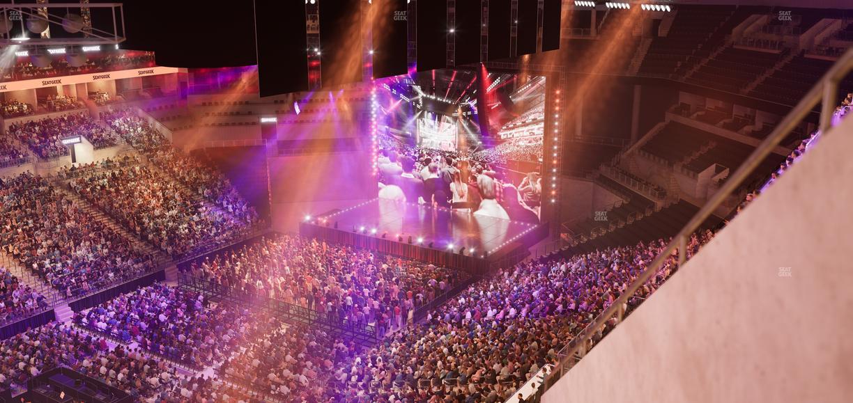 Barclays Center - Section 212 Seat View